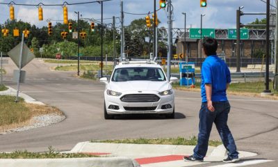 Ford demonstrates self-driving Fusion at the University of Michigan’s Mcity