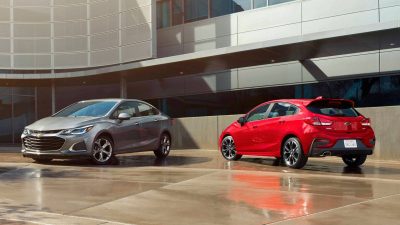 Chevrolet introduced the restyled 2019 Cruze