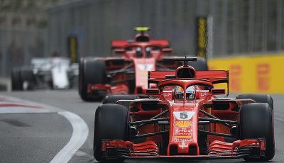 Azerbaijan GP: Vettel beats Mercedes duo to pole