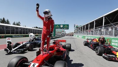 F1 Canadian GP: Vettel beats Bottas, Verstappen to pole