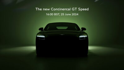 เบนท์ลีย์ มอเตอร์ส ปล่อยทีเซอร์ New Continental GT Speed โฉมใหม่ พร้อมเปิดตัวมิถุนายนนี้