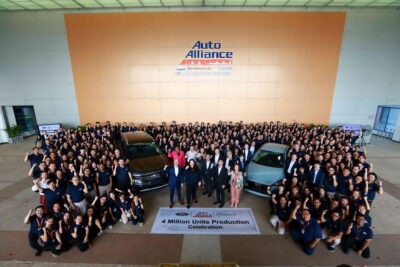 โรงงานออโต้อัลลายแอนซ์ฉลองผลิตรถยนต์ครบ 4 ล้านคัน