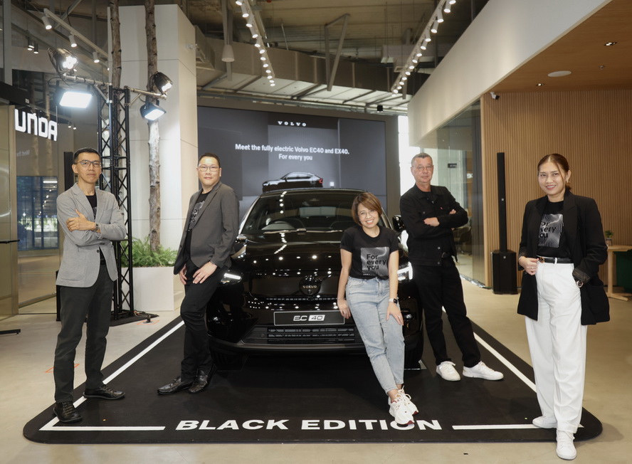 Volvo Car Thailand upgrades and streamlines its fully electric models and introduces the special Black Edition