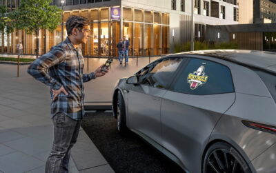 CES 2025 Window Projection Impressively Displays Content on the Vehicle’s Side Windows